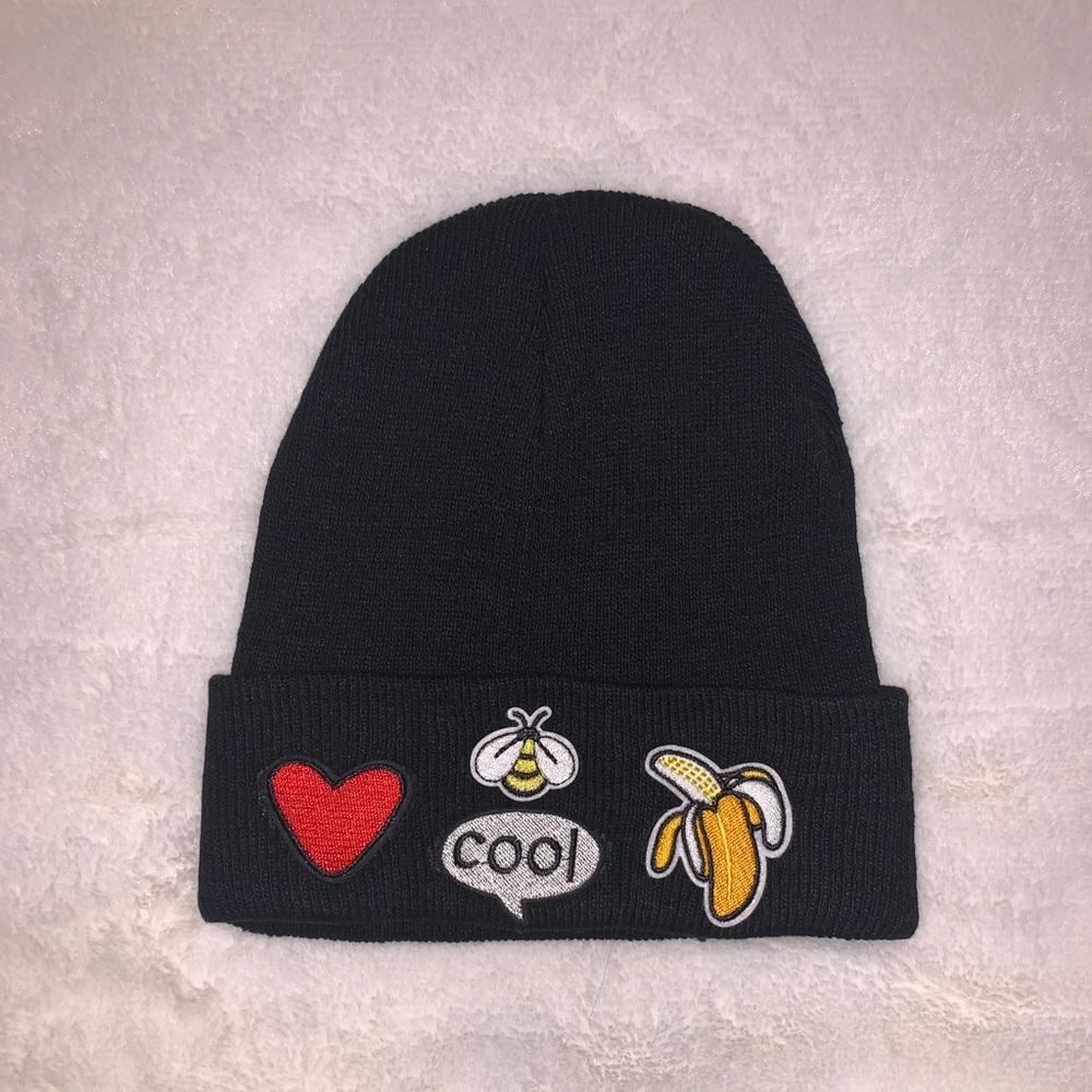 Cute Patched Beanie 😊 - Picture 1 of 4
